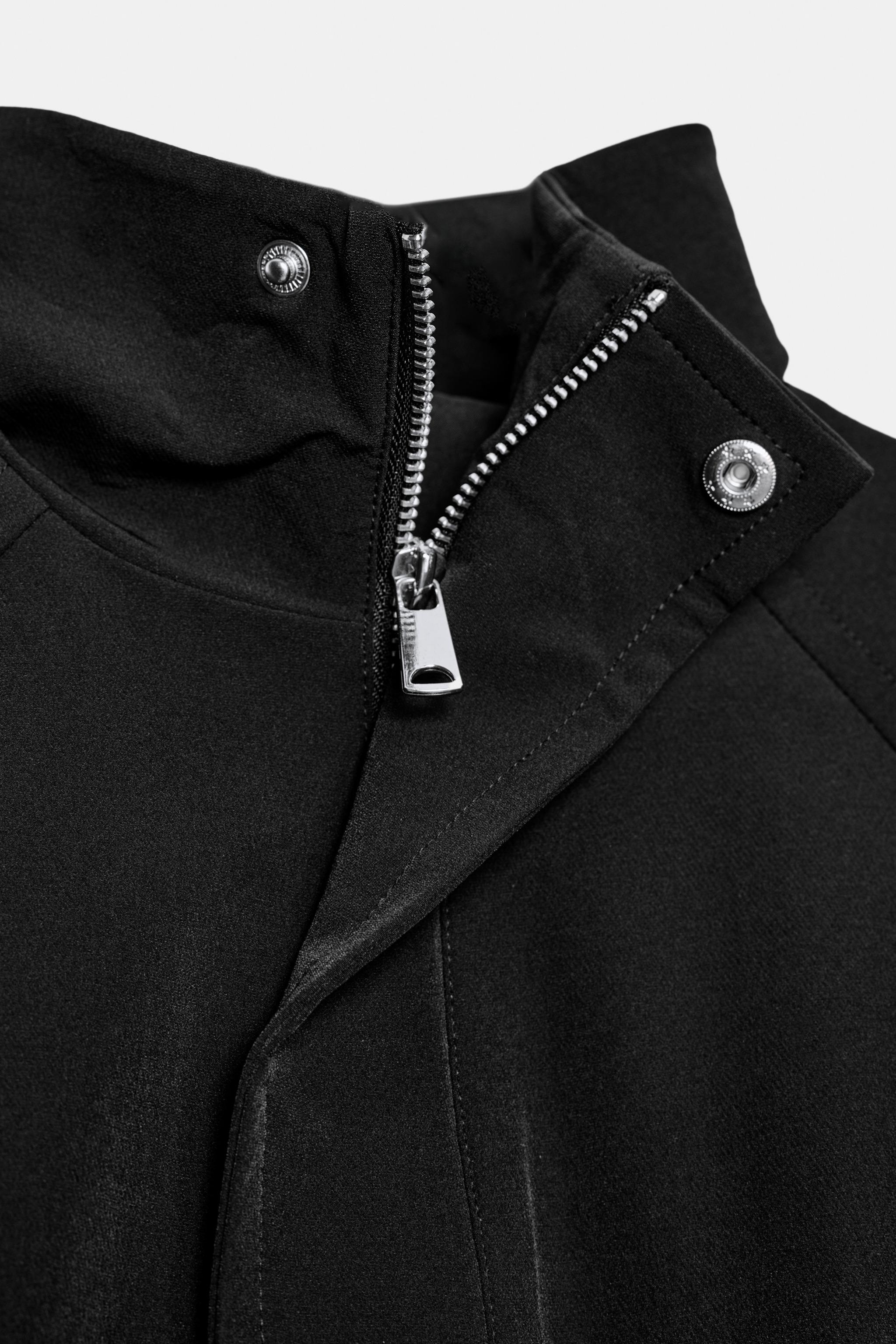 OVERSIZED ZIPPER BOMBER JACKET